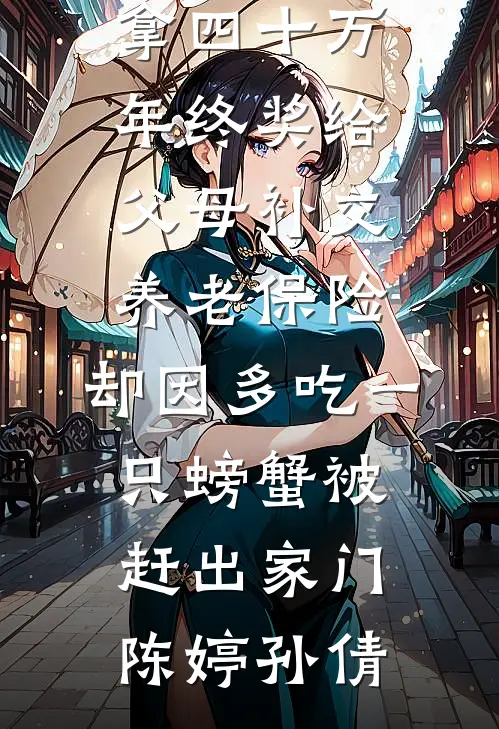 拿四十万年终奖给父母补交养老保险，却因多吃一只螃蟹被赶出家门陈婷孙倩免费小说免费阅读_小说免费完结拿四十万年终奖给父母补交养老保险，却因多吃一只螃蟹被赶出家门(陈婷孙倩)