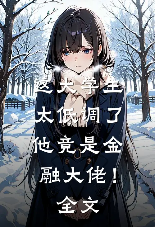 这大学生太低调了,他竟是金融大佬!全文免费