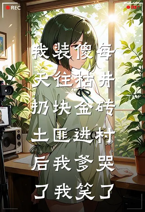 我装傻每天往枯井扔块金砖，土匪进村后我爹哭了我笑了