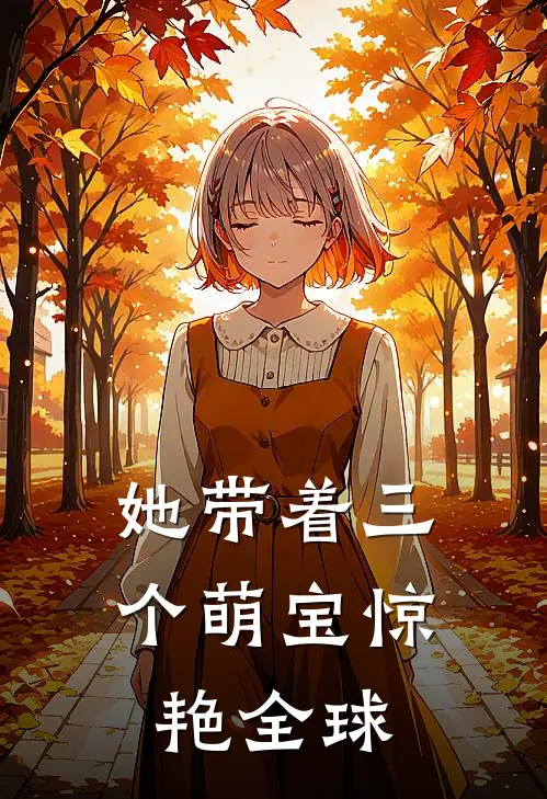 她带着三个萌宝惊艳全球
