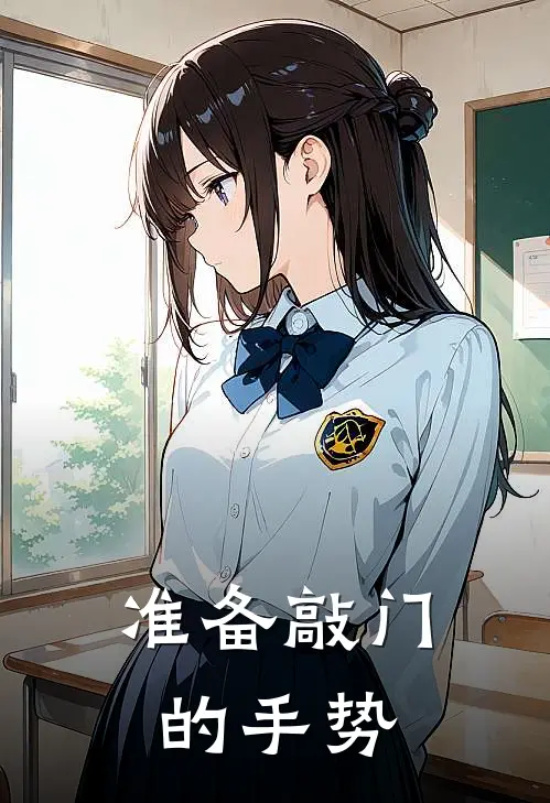 准备敲门的手势