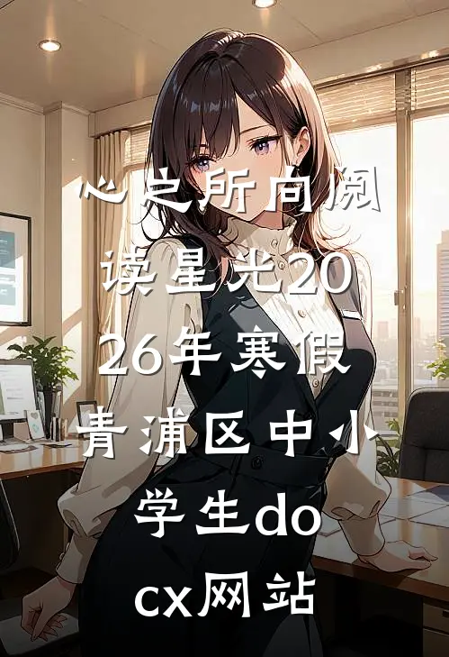 心之所向阅读星光2026年寒假青浦区中小学生docx网站
