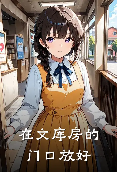 在文库房的门口放好