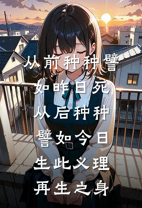 从前种种譬如昨日死从后种种譬如今日生此义理再生之身