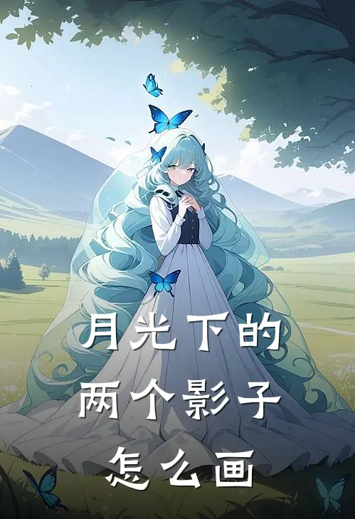 月光下的两个影子怎么画
