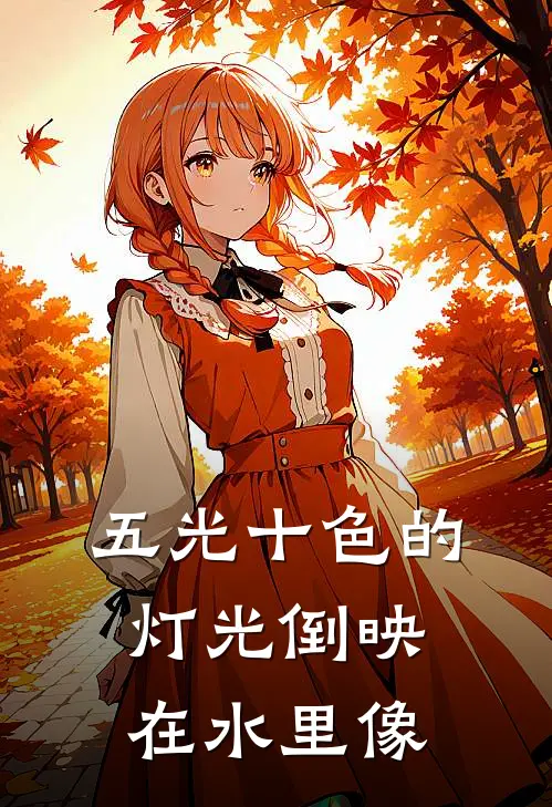 五光十色的灯光倒映在水里像