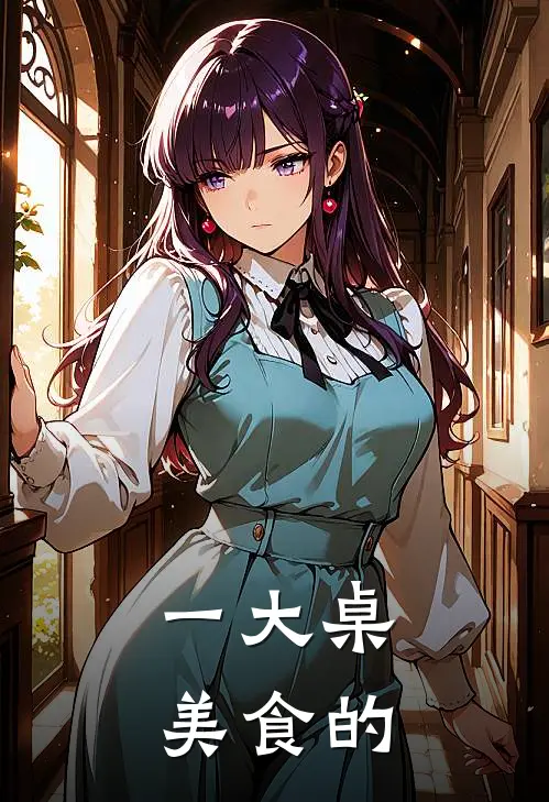 一大桌美食的