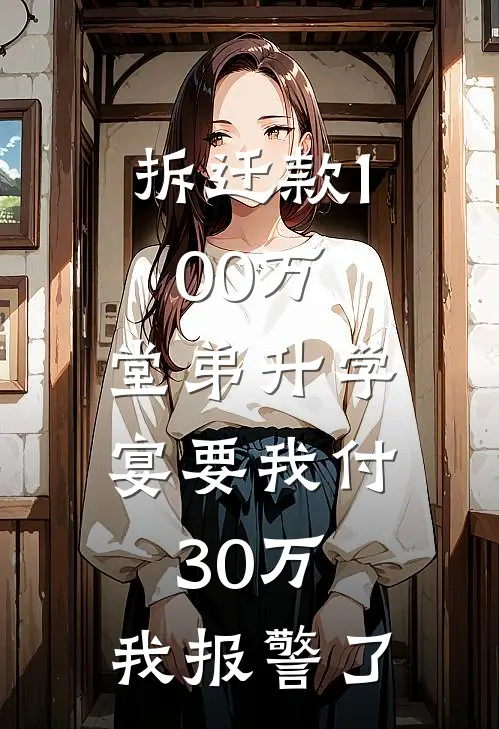 拆迁款100万，堂弟升学宴要我付30万，我报警了