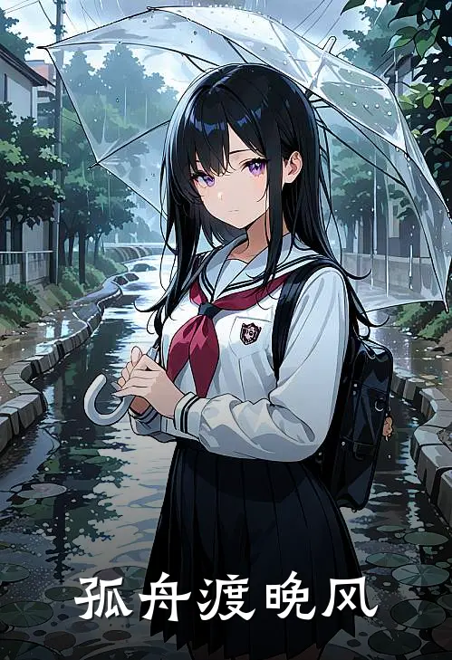 孤舟渡晚风