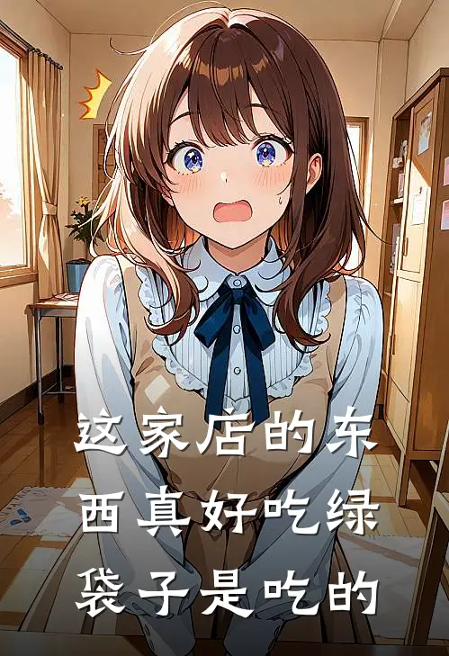 这家店的东西真好吃绿袋子是吃的