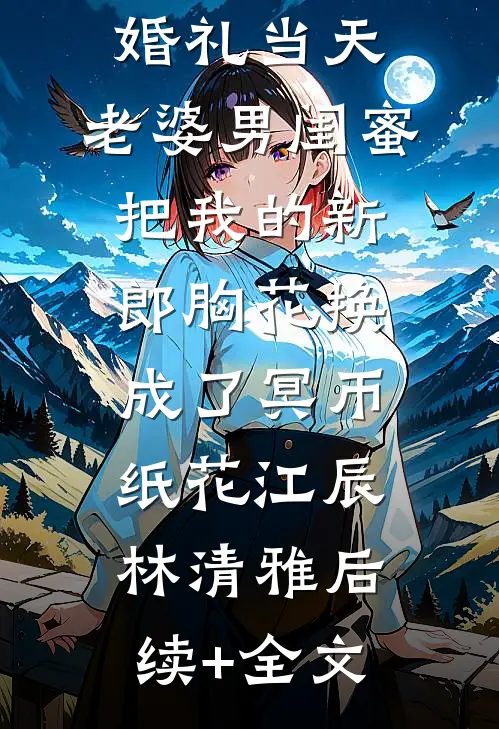 婚礼当天，老婆男闺蜜把我的新郎胸花换成了冥币纸花江辰林清雅后续+全文