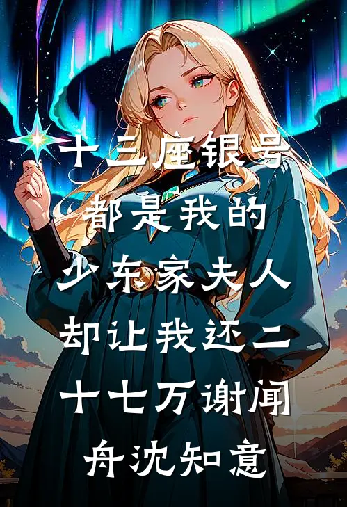 十三座银号都是我的，少东家夫人却让我还二十七万谢闻舟沈知意