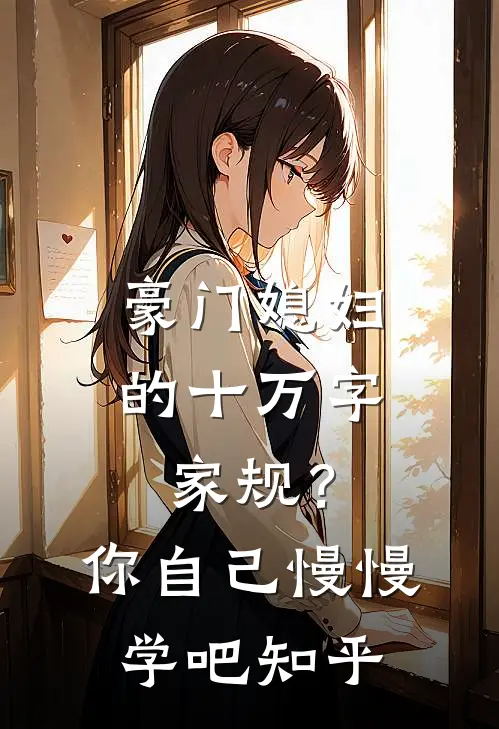 豪门媳妇的十万字家规？你自己慢慢学吧知乎