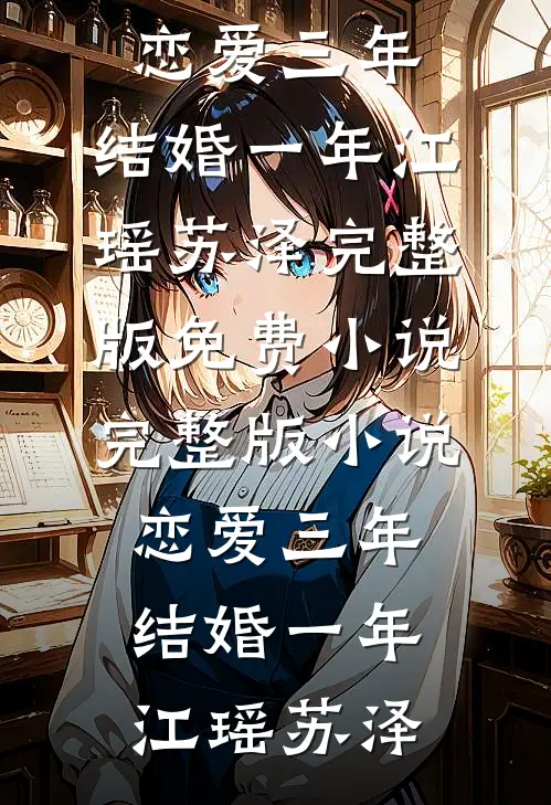 恋爱三年，结婚一年(江瑶苏泽)完整版免费小说_完整版小说恋爱三年，结婚一年江瑶苏泽