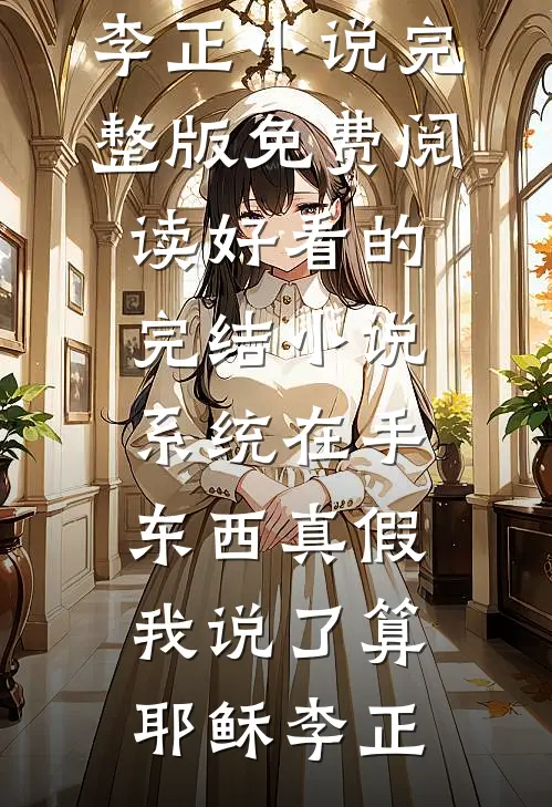 系统在手，东西真假我说了算(耶稣李正)小说完整版免费阅读_好看的完结小说系统在手，东西真假我说了算耶稣李正