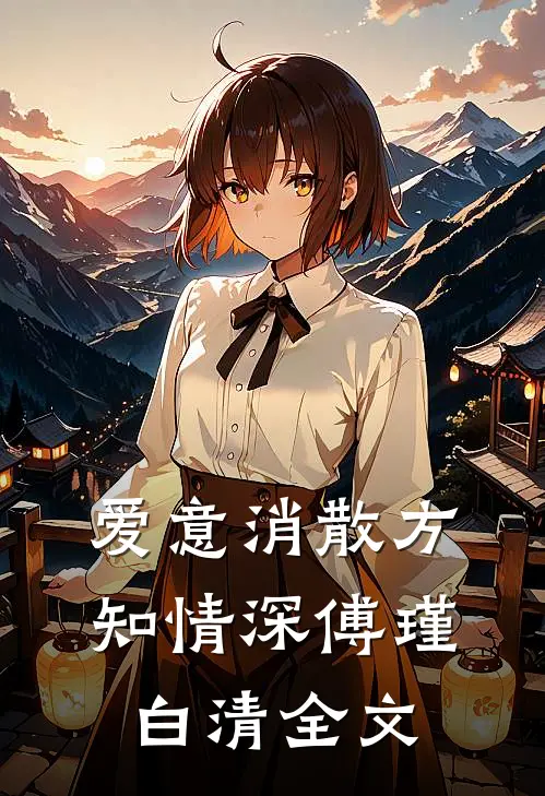 爱意消散方知情深傅瑾白清全文