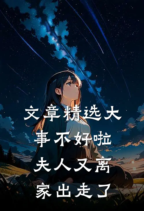 文章精选大事不好啦，夫人又离家出走了