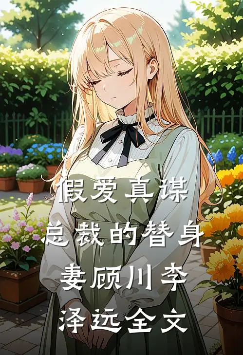 假爱真谋总裁的替身妻顾川李泽远全文在线阅读