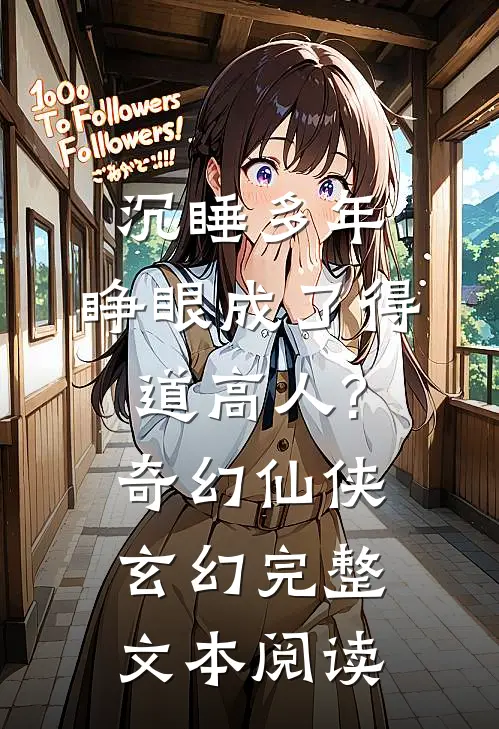 沉睡多年,睁眼成了得道高人?奇幻仙侠玄幻完整文本阅读
